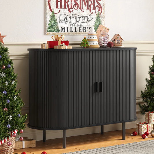 40" Sideboard with Sliding Door Storage and an Adjustable Shelf