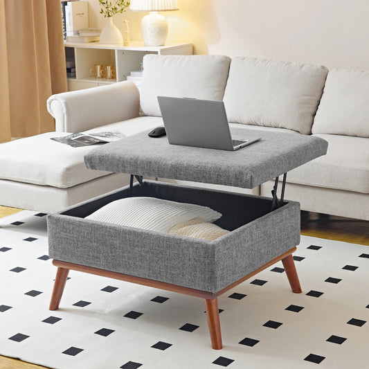 Redlife Large Storage Ottoman / 31.4 inch Lift Top Large Coffee Table