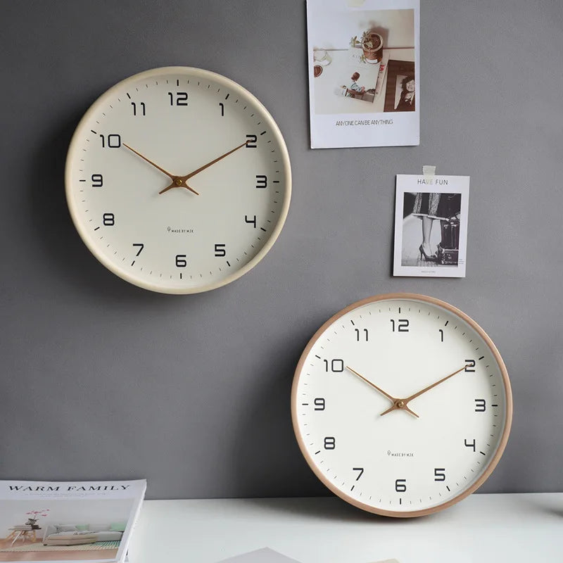 Nordic Solid Wood Wall Clock