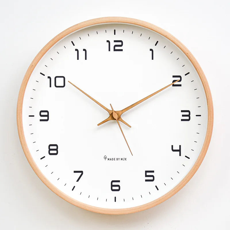 Nordic Solid Wood Wall Clock