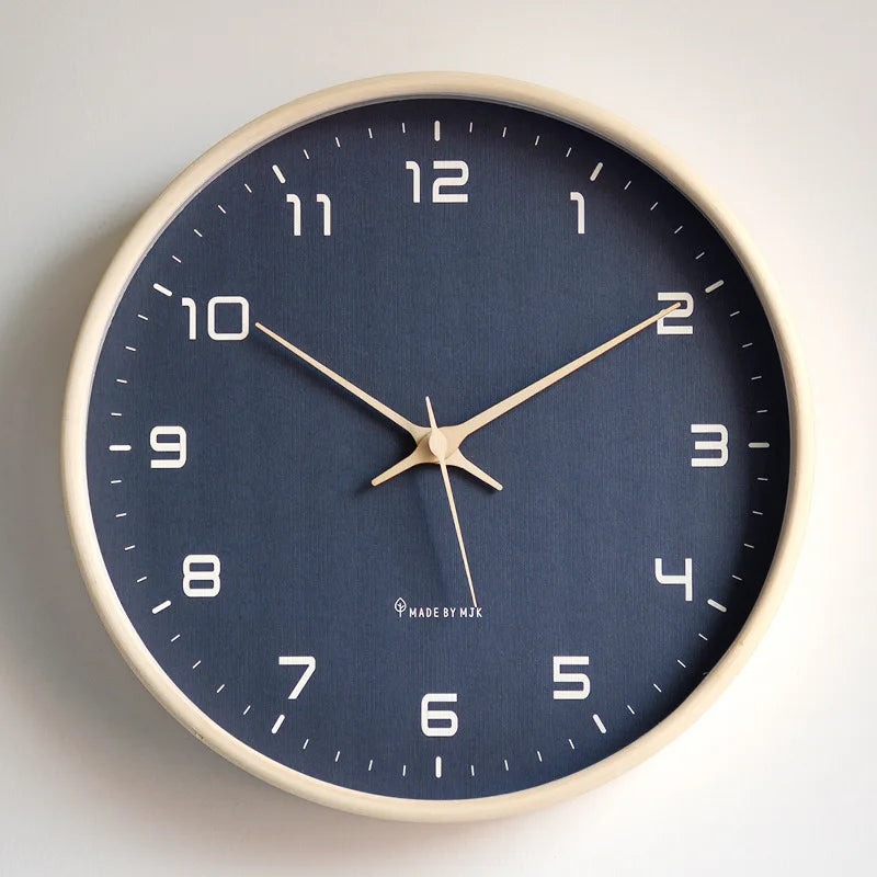 Nordic Solid Wood Wall Clock
