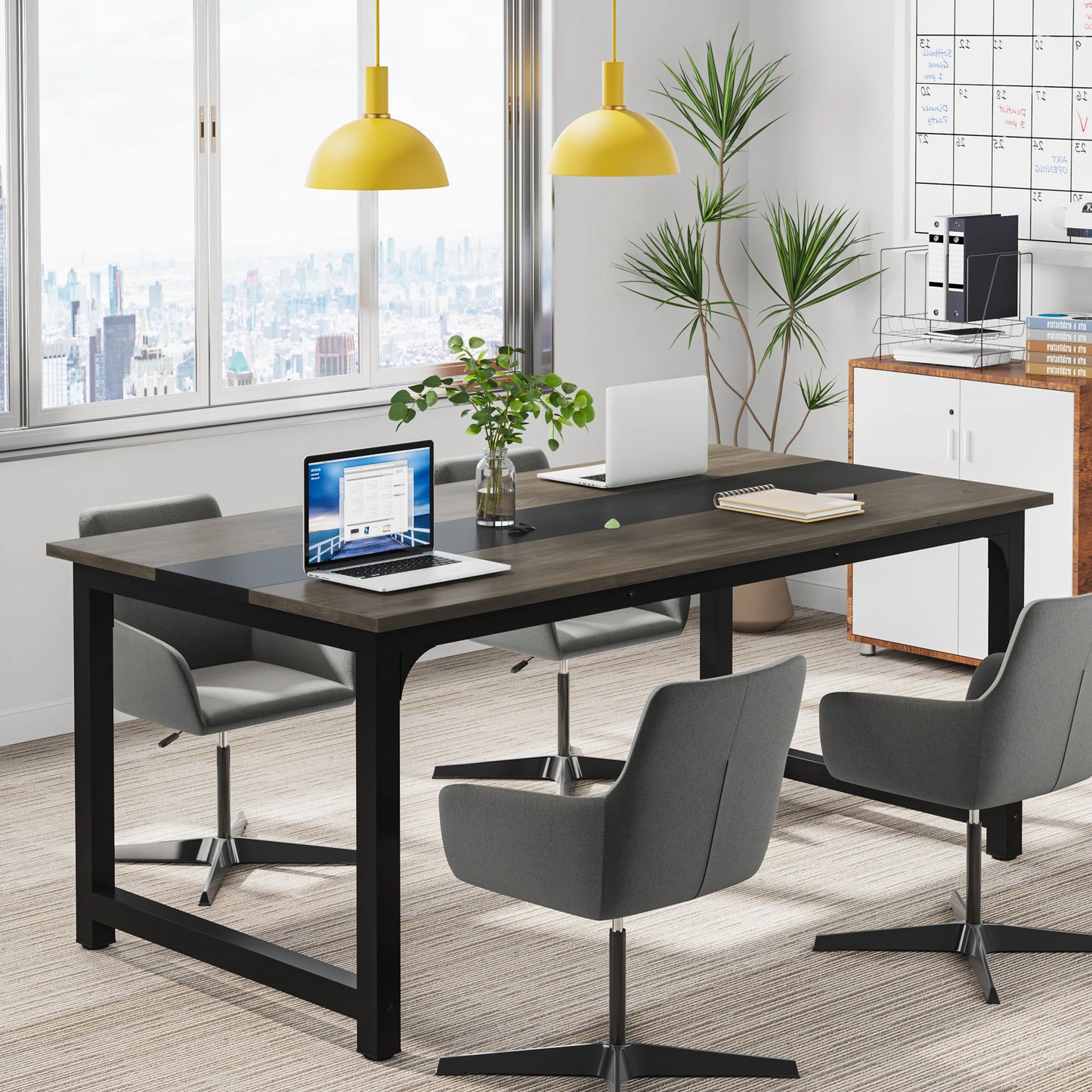 Tribesigns Modern 63” Executive Desk