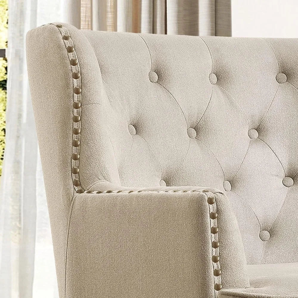 Mid-Century Modern Upholstered Accent Chair