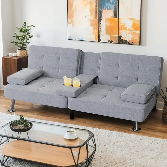 Reversible Convertible Sleeper Sofa with Storage Chaise