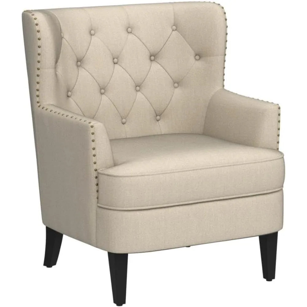 Mid-Century Modern Upholstered Accent Chair