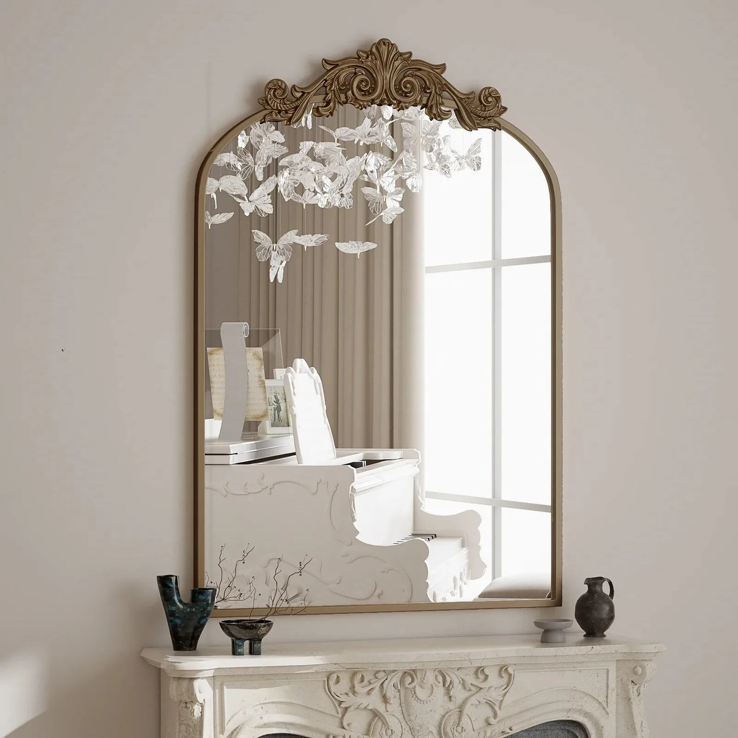 24”x36" Arched Vanity Wall Mirror