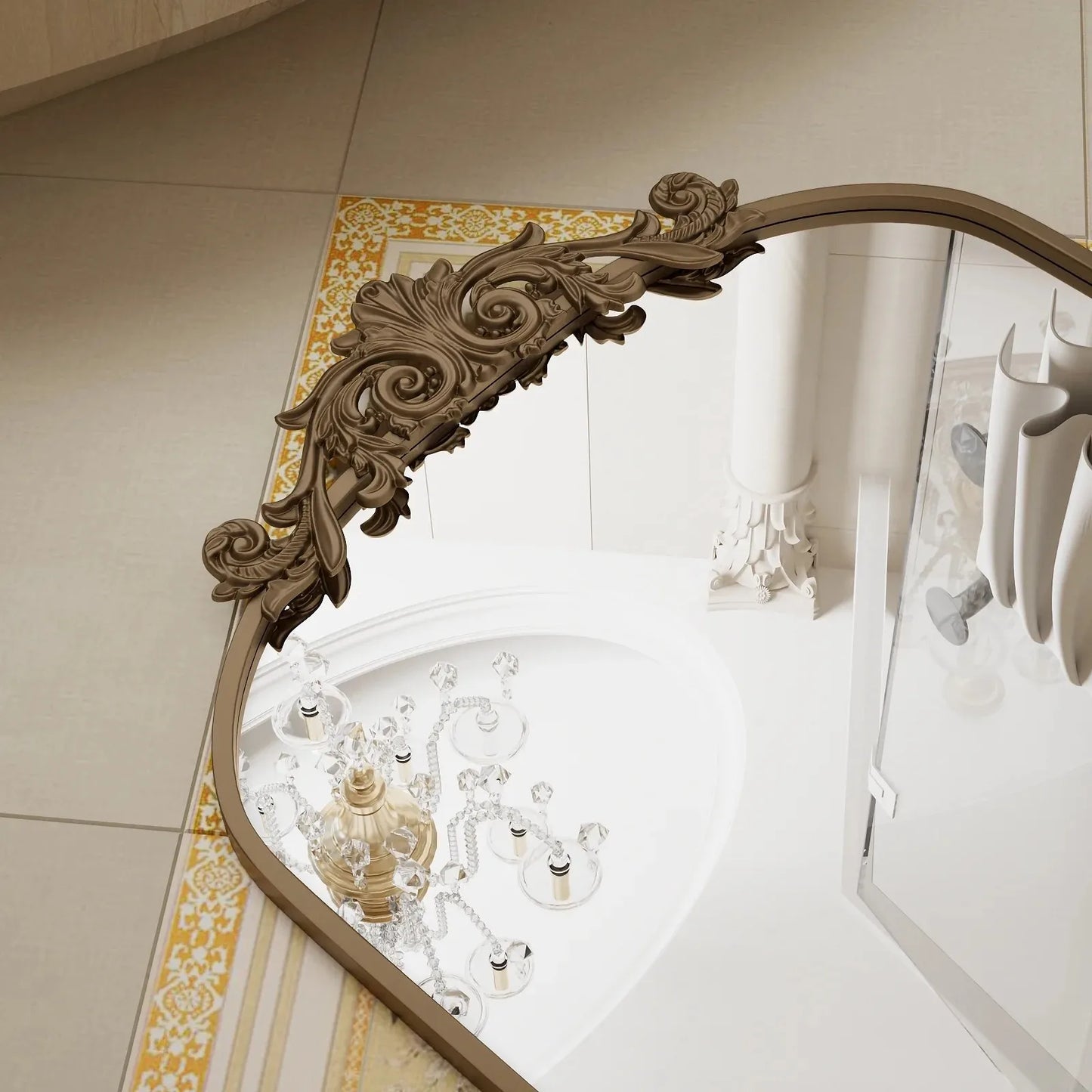 24”x36" Arched Vanity Wall Mirror