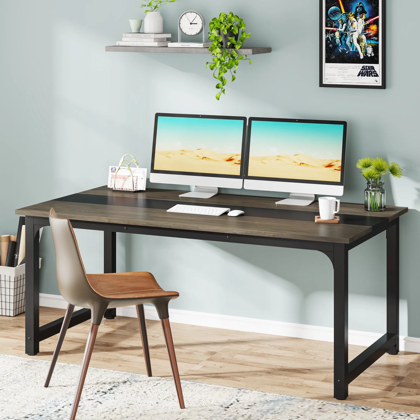 Tribesigns Modern 63” Executive Desk