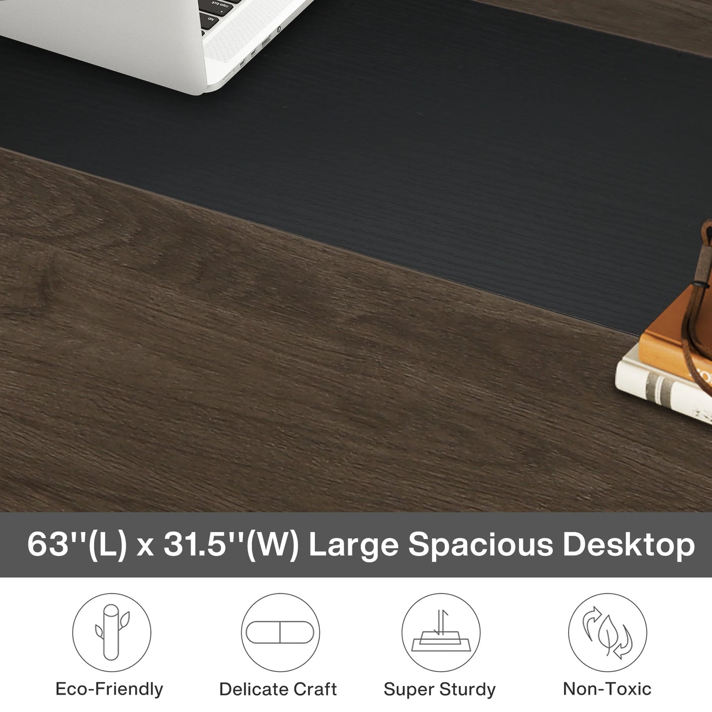 Tribesigns Modern 63” Executive Desk