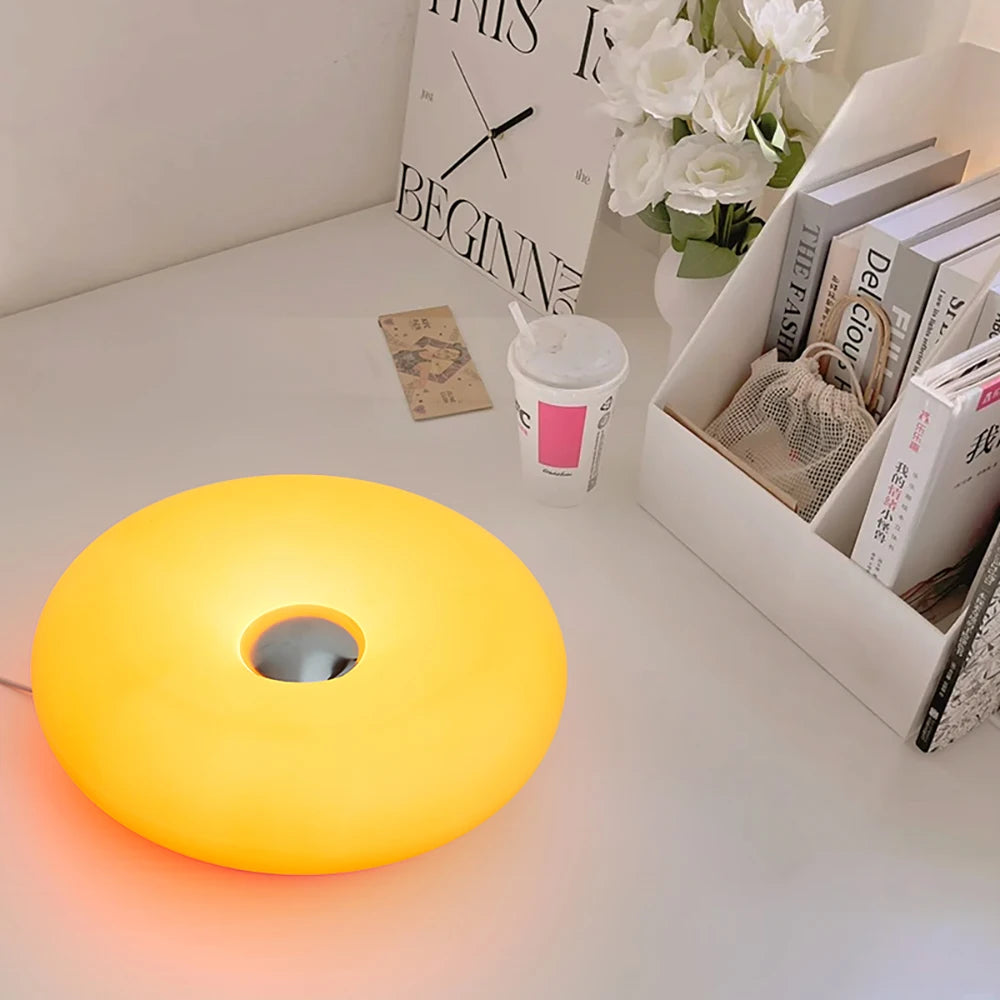Bauhaus Donut Table Lamp with USB plug