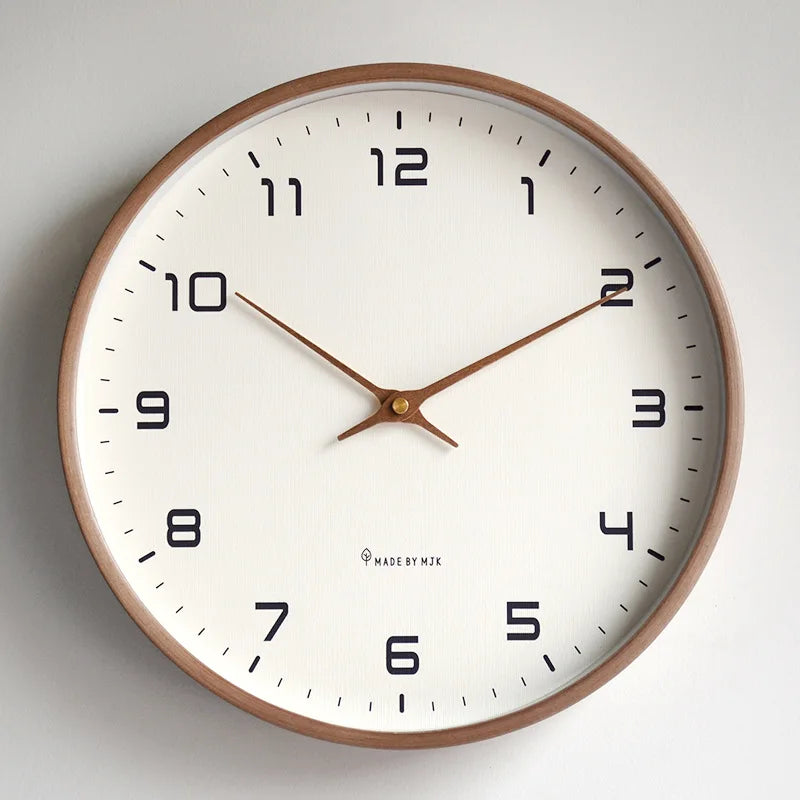 Nordic Solid Wood Wall Clock