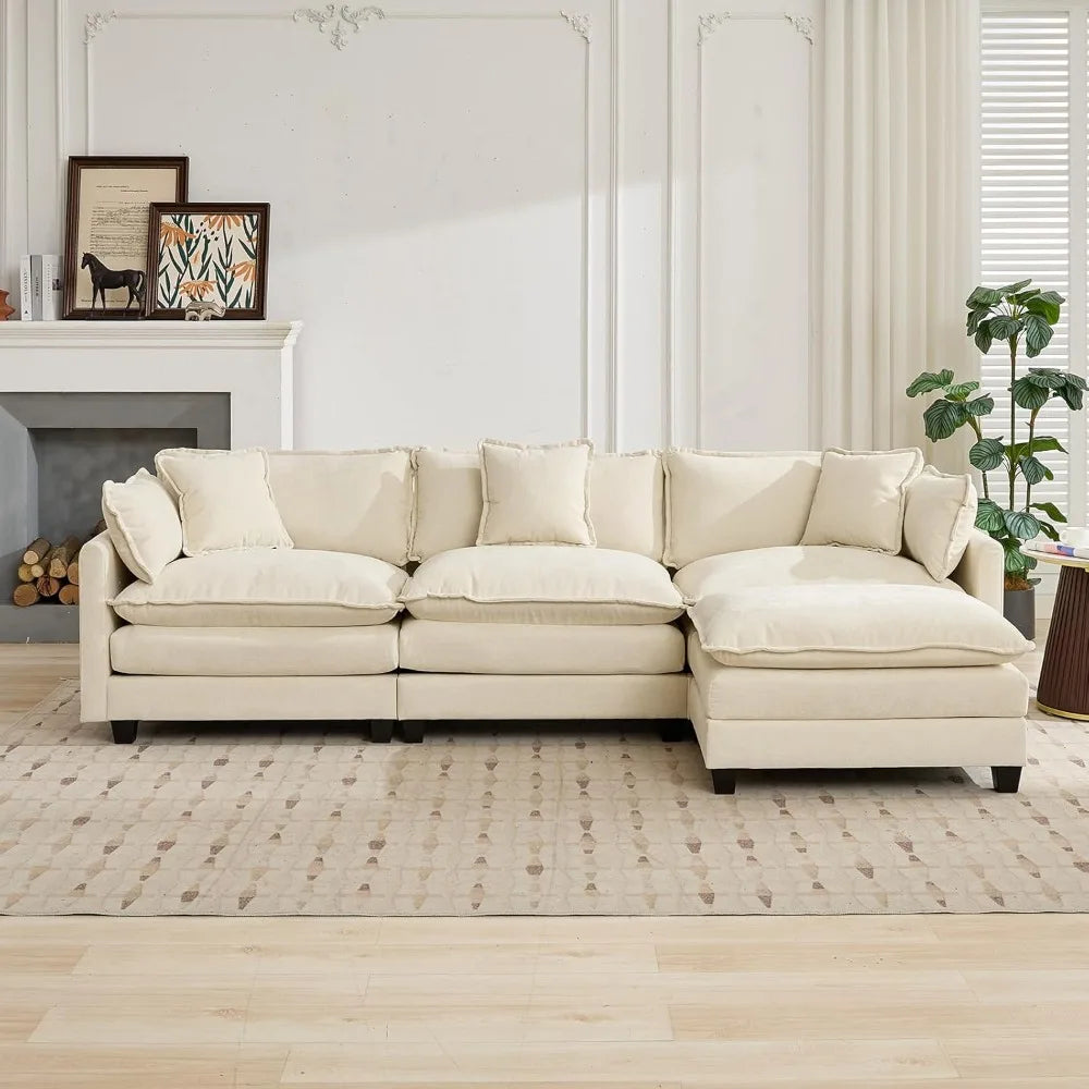 111.5" Modular Oversized Sectional Sofa