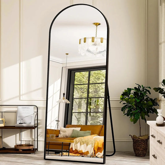 Extra Large 26" x 71" Arched Full Length Floor Mirror
