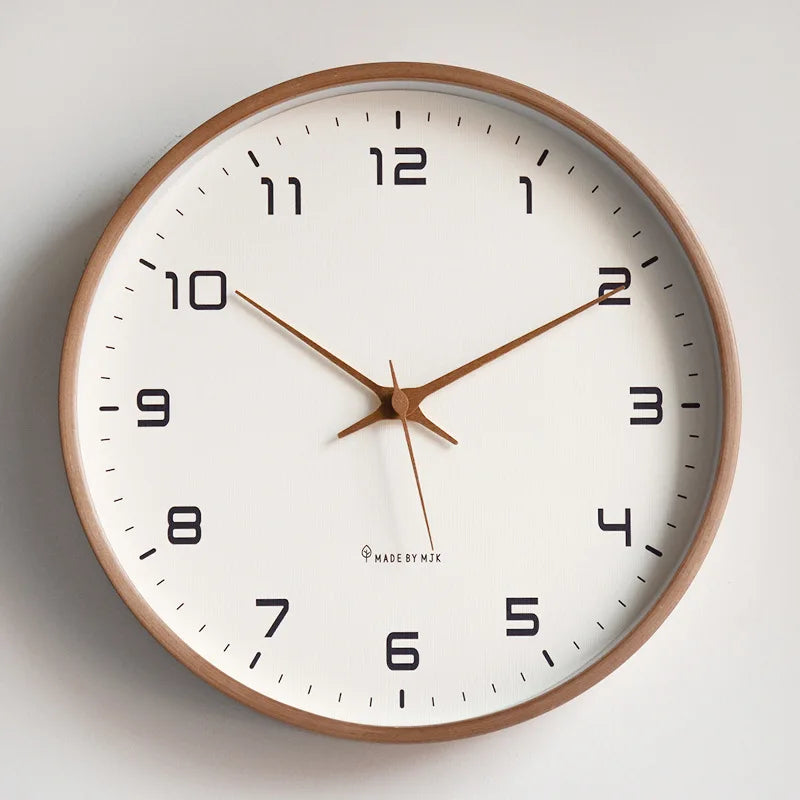 Nordic Solid Wood Wall Clock