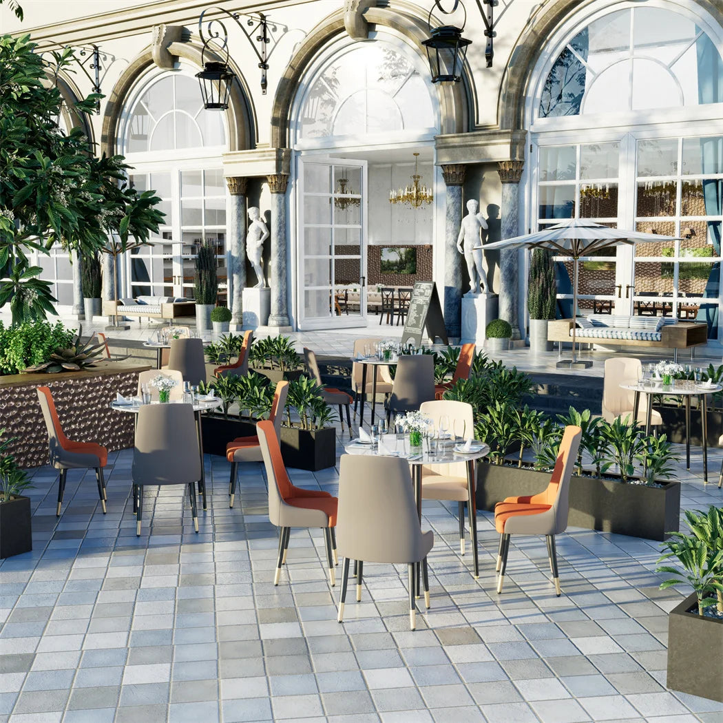 LUVODI 2PCS Microfiber Leather Dining Room Chairs