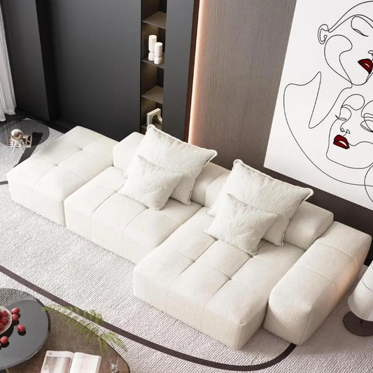 127.56" Oversized Cloud Sectional Sofa