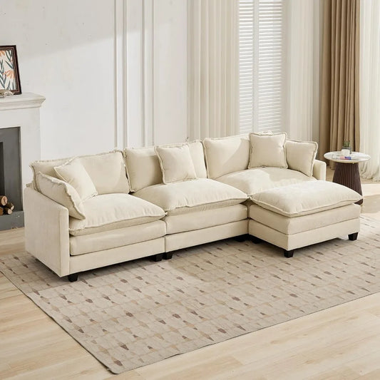 111.5" Modular Oversized Sectional Sofa