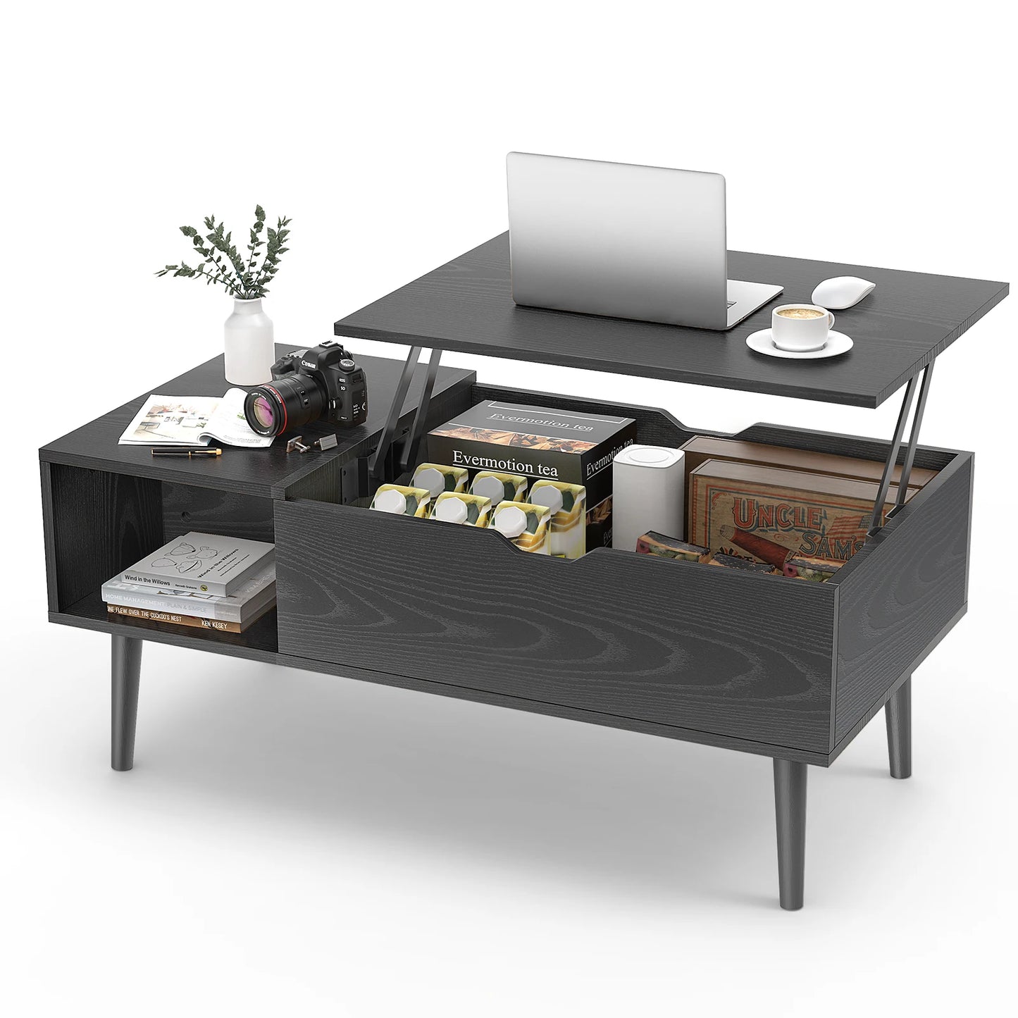 JHK Lift-Top Coffee Table 39.37"x19.7"