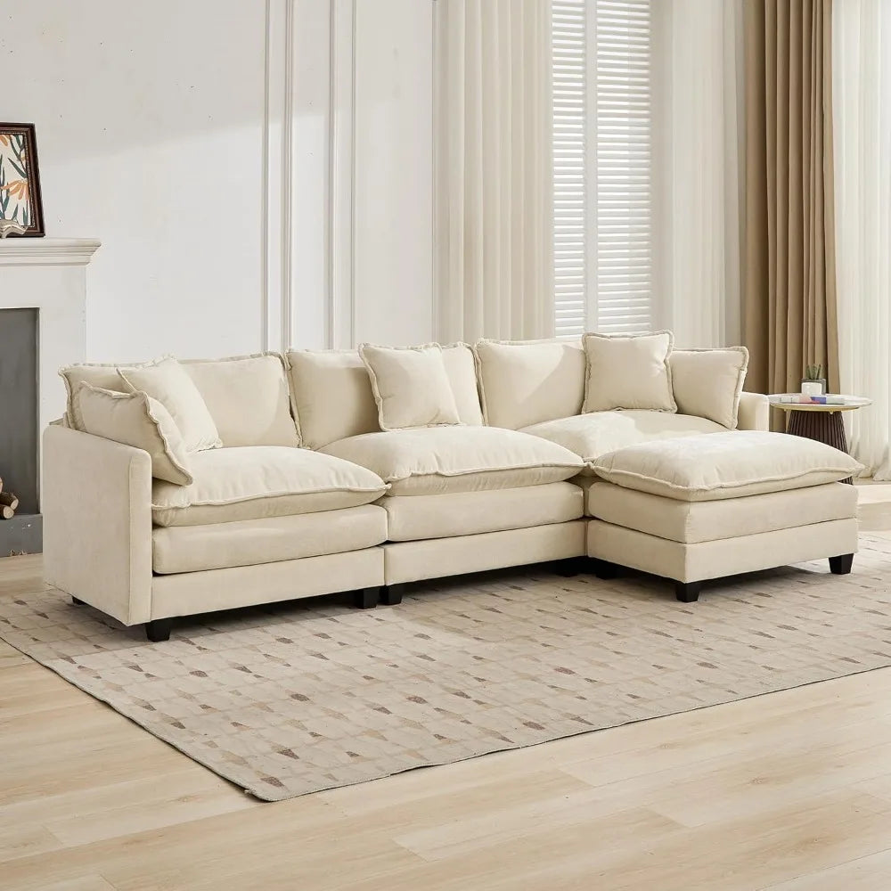 111.5" Modular Oversized Sectional Sofa