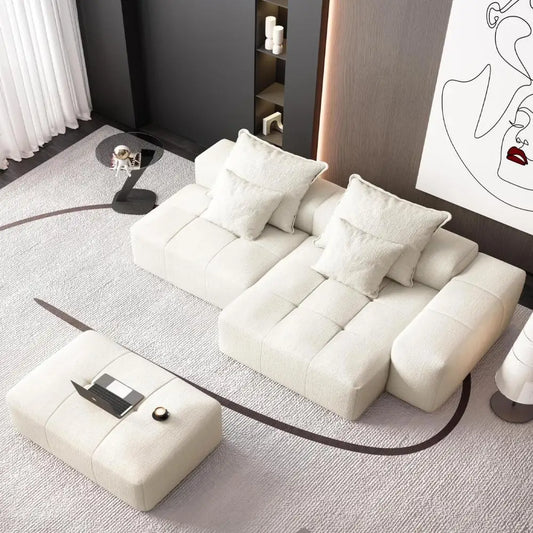 127.56" Oversized Cloud Sectional Sofa