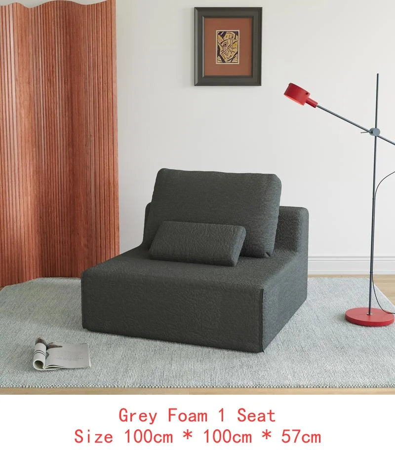 Oversized Boucle Modular Sectional Sofa