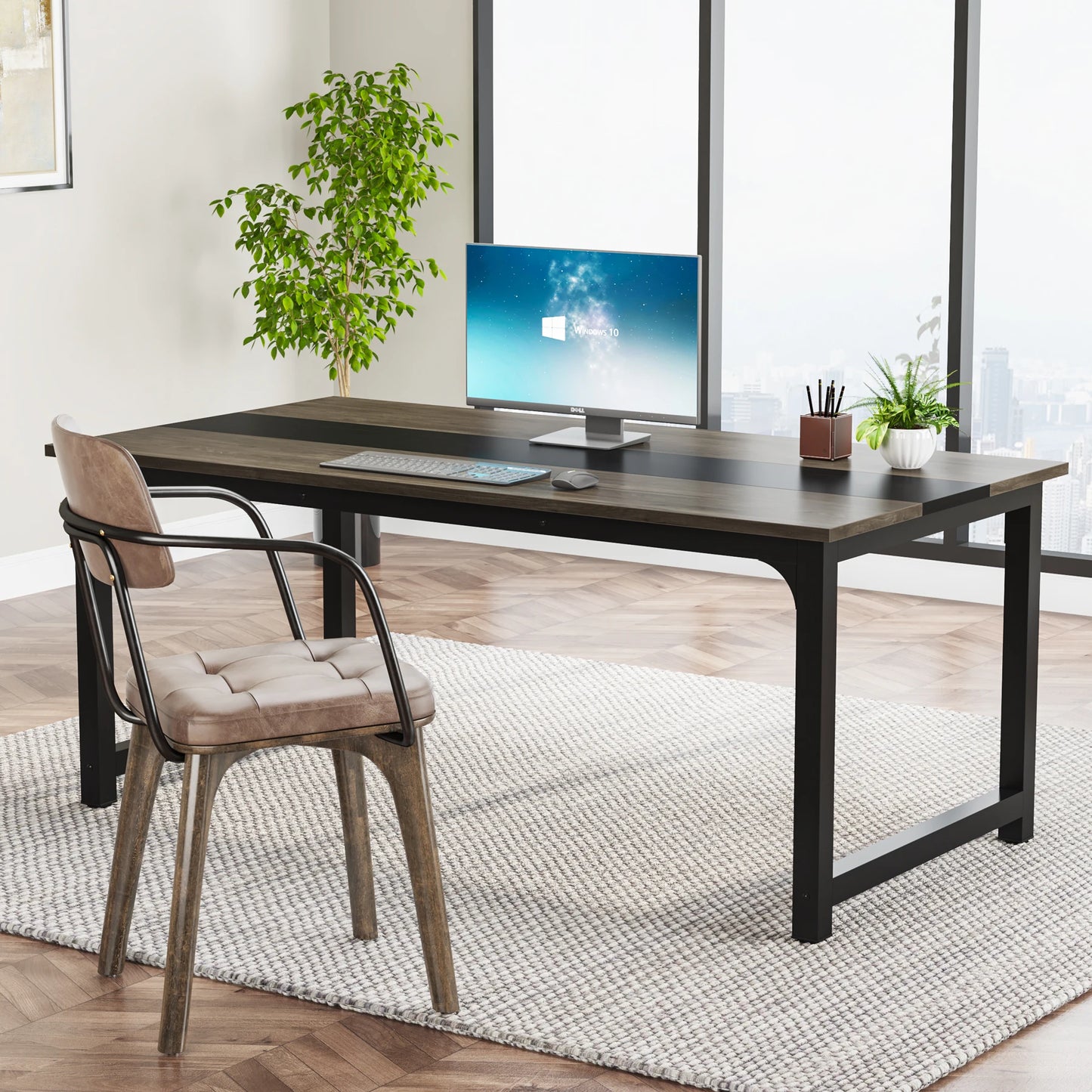 Tribesigns Modern 63” Executive Desk